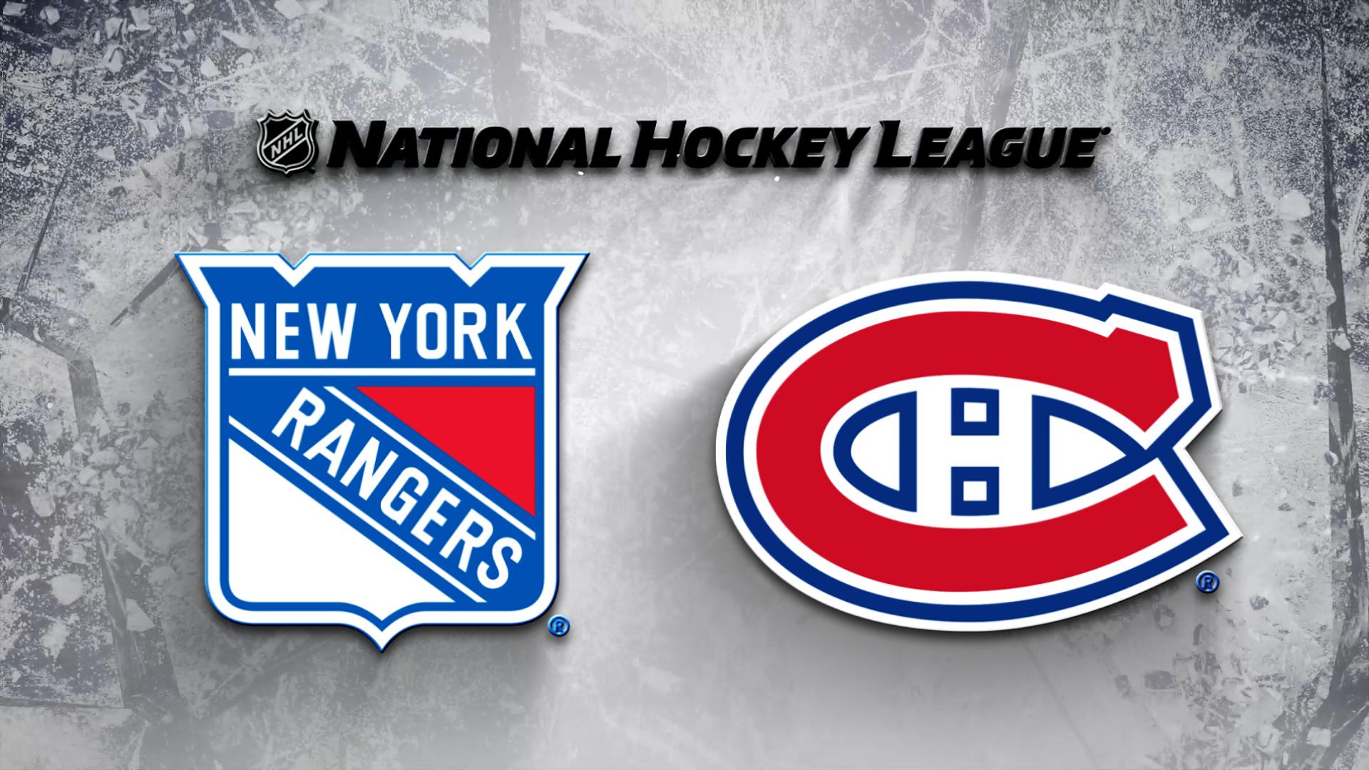 Montreal Canadiens vs. New York Rangers