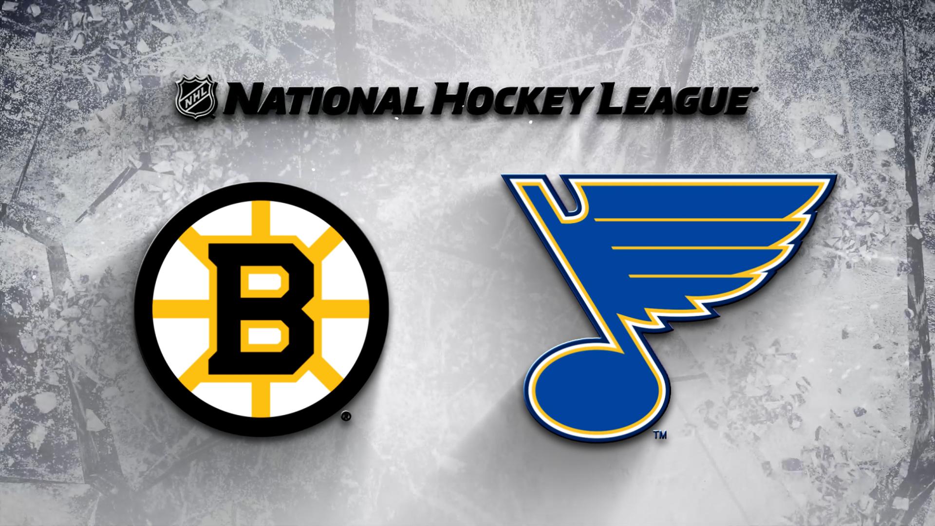 St. Louis Blues vs. Boston Bruins